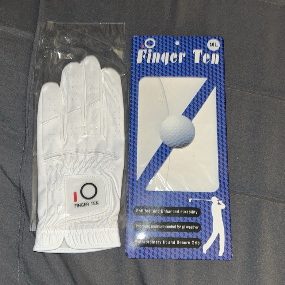 Finger Ten Golf Glove ML For Left Hand - men’s
